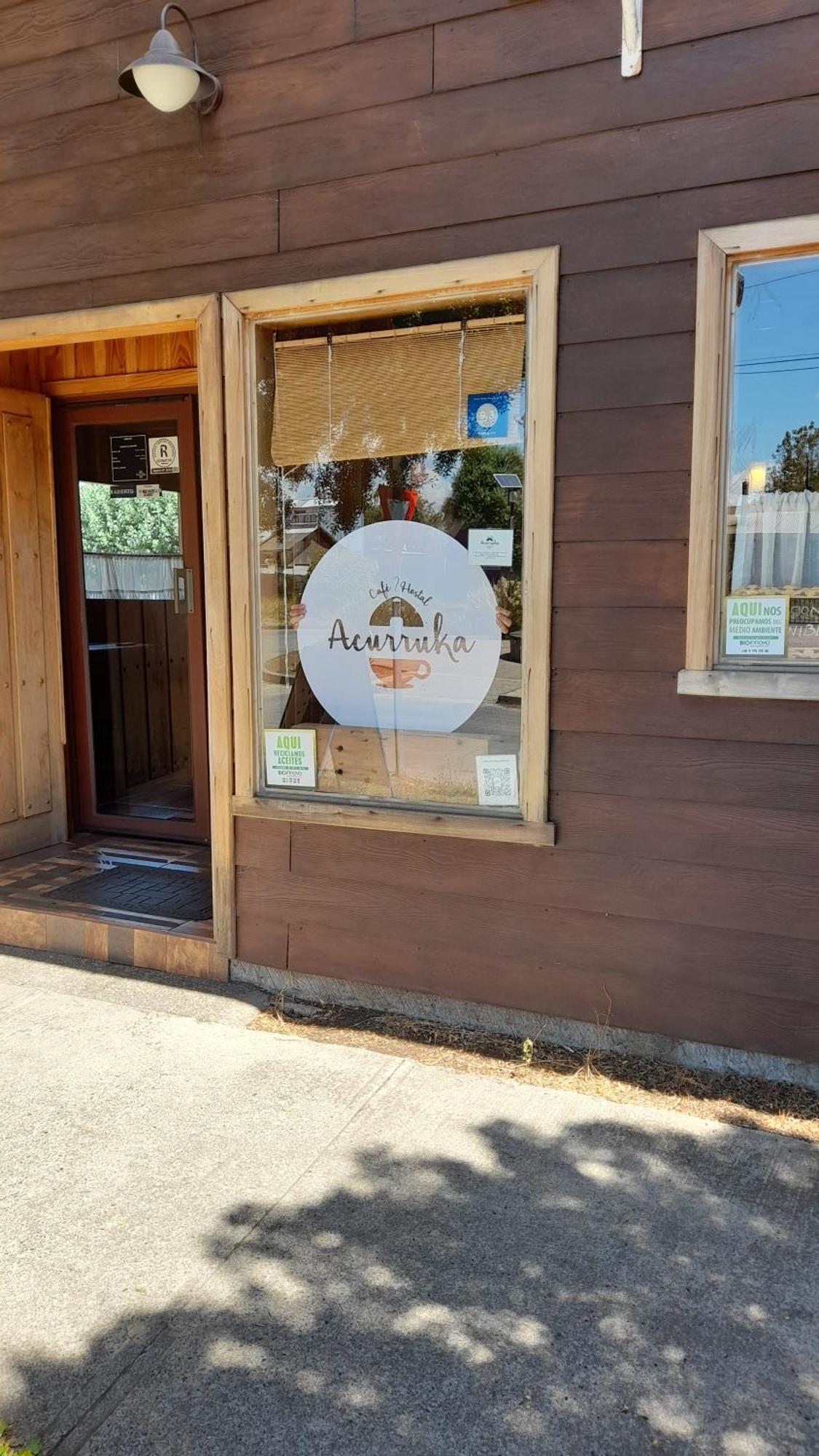 Cafe & Hostal Acurruka Curacautín 外观 照片